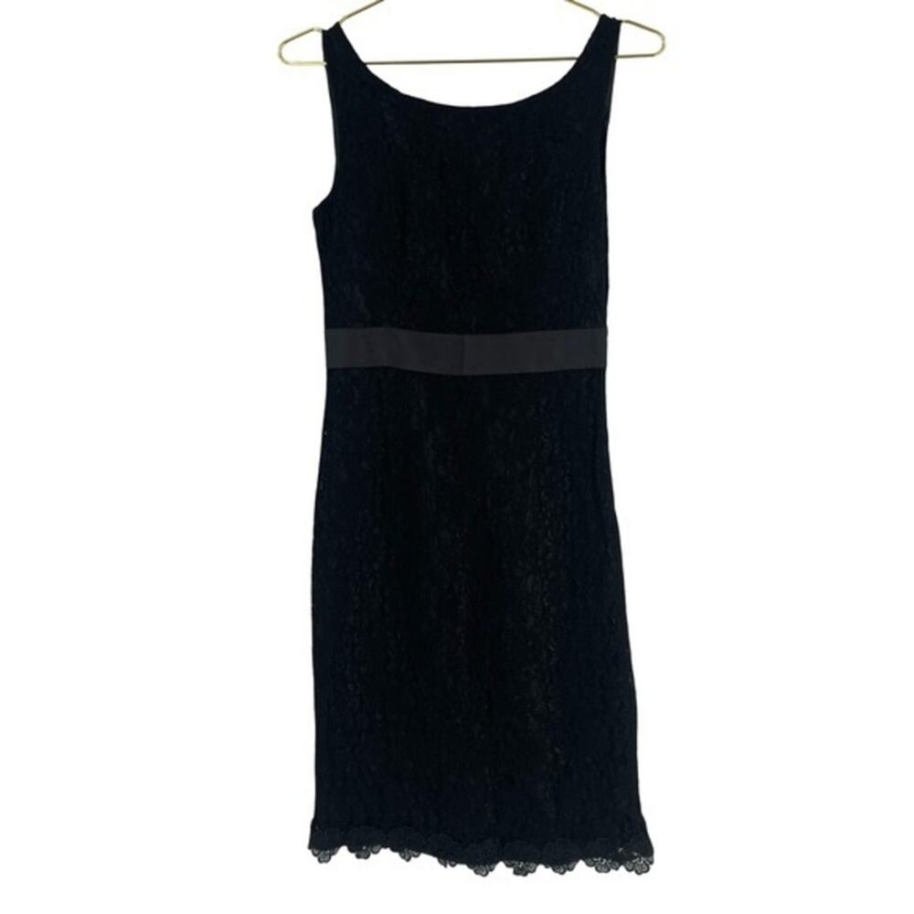 NWT Romy Black Lace Sheath Mini Dress for Cocktail Nights XS